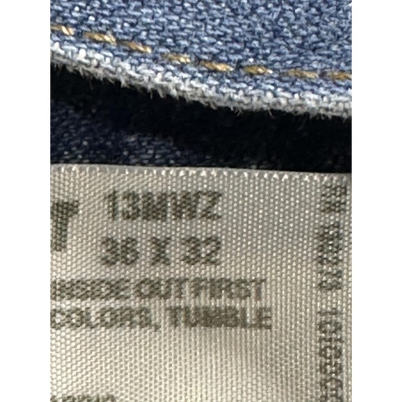 Wrangler 13MWZ Jeans Mens 36x32 Blue Denim Western Cowboy Bootcut USA Style - Picture 3 of 14